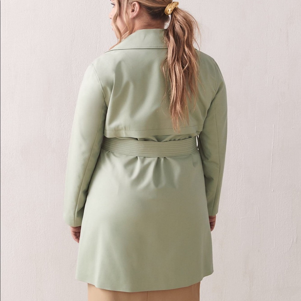 Pistachio Trench - Picture 3 of 6
